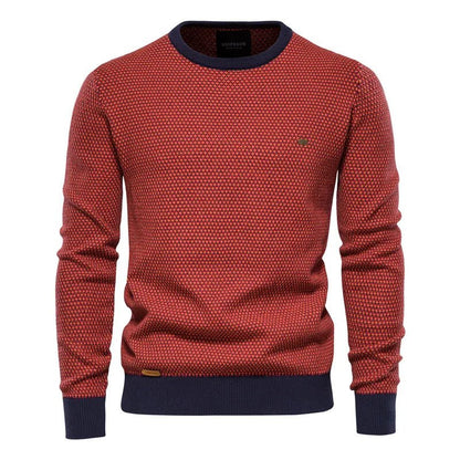 Edwin™ | Men's Sweater with Diamond Pattern