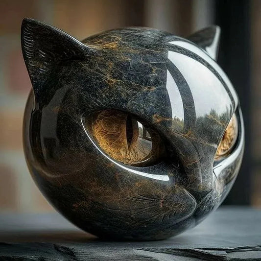 Mysthéra – Captivating Feline Sculpture