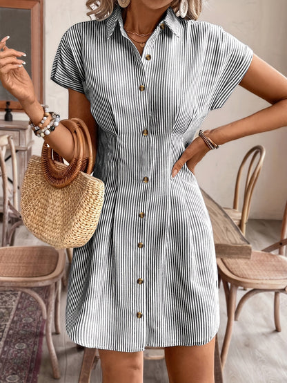 Faustine | Casual Striped Dress