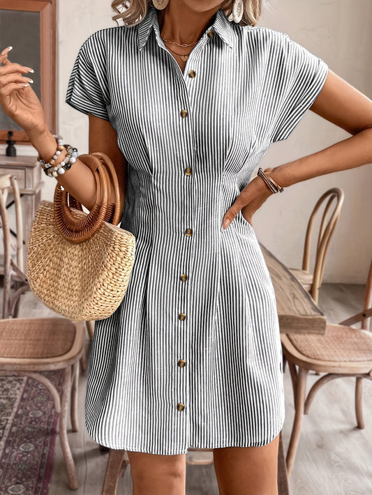 Faustine | Casual Striped Dress