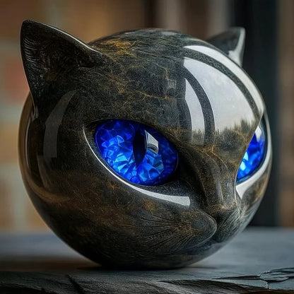 Mysthéra – Captivating Feline Sculpture