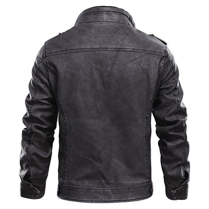 Hudson – Leather Biker Jacket