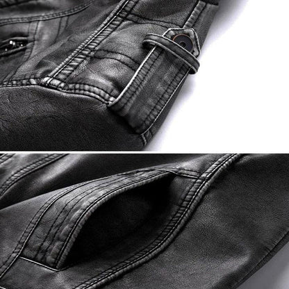 Hudson – Leather Biker Jacket