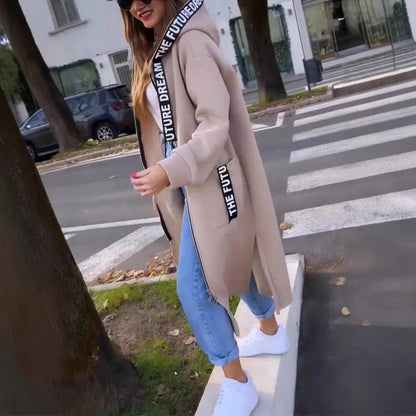 Chiara | Comfortable Oversized Hoodie Coat