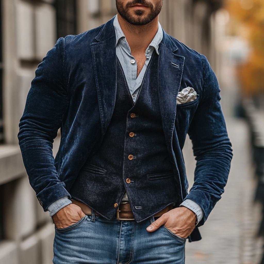 Harrison™ | Classic Blazer & Waistcoat Set