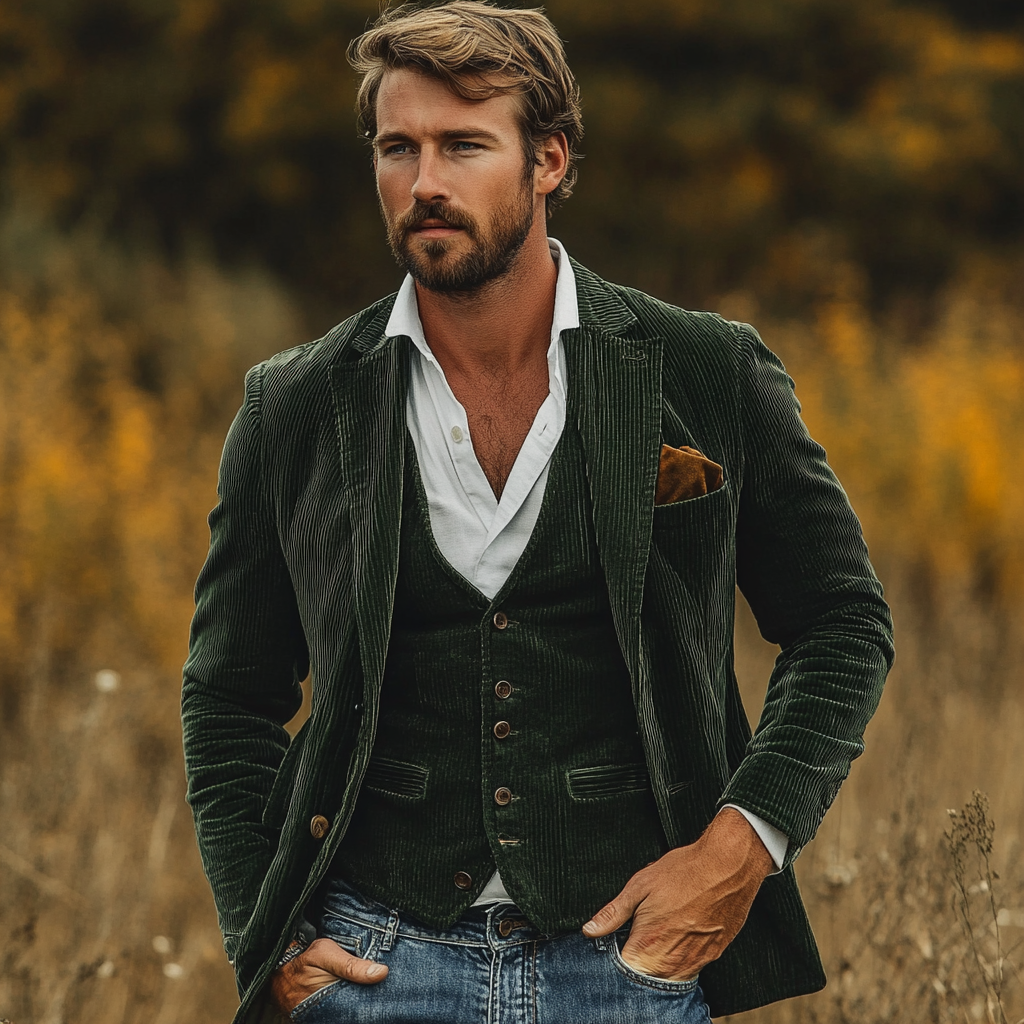Harrison™ | Classic Blazer & Waistcoat Set